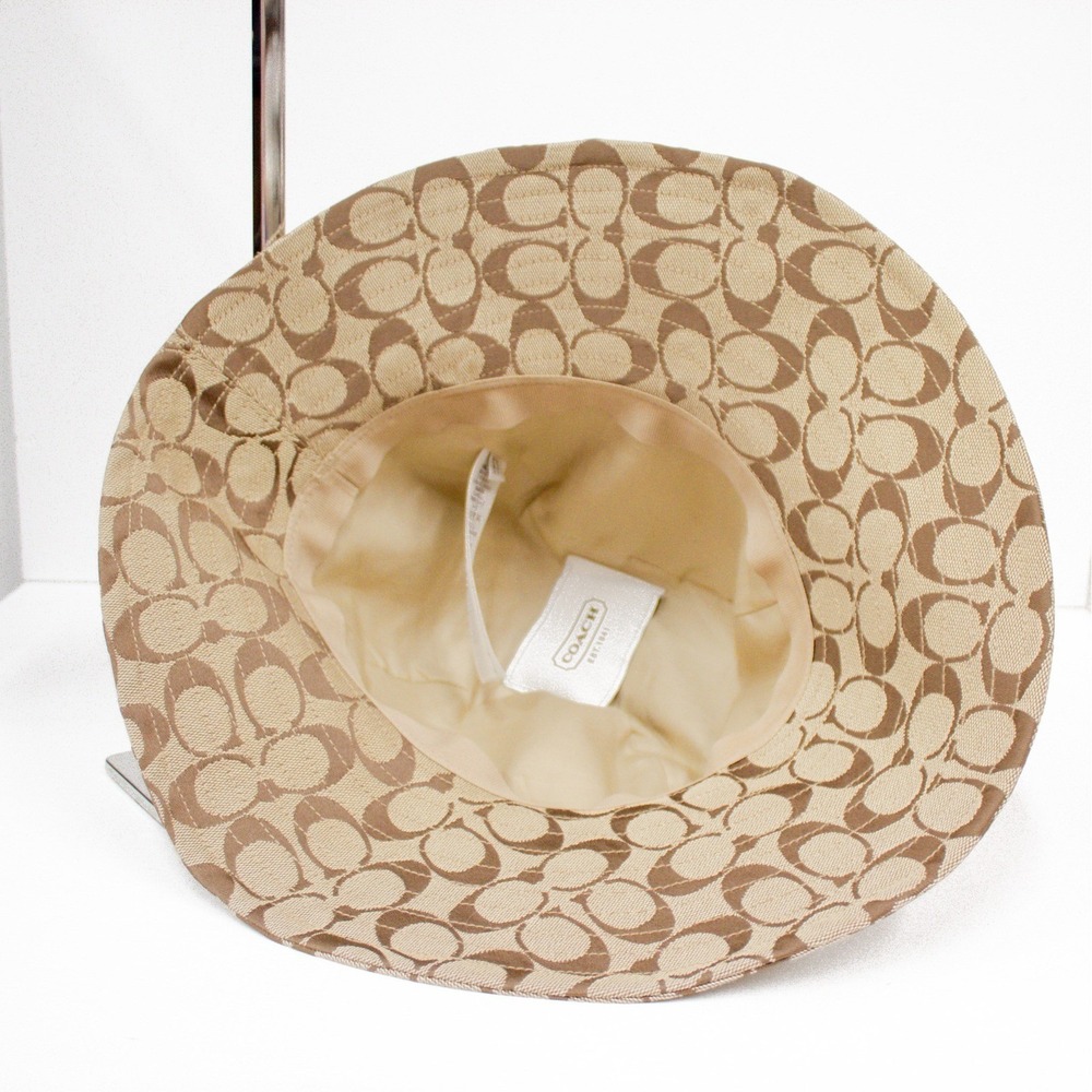 Coach Signature Monogram Bucket Hat | Coach Accessories - Picture 7 of 11